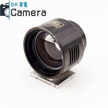 【中古】 NIKON NIPPON KOGAKU TOKYO 3.5cm FINDER BLACK 外付け ビューファインダー ブラック 革ケース付 NIKON ニコン