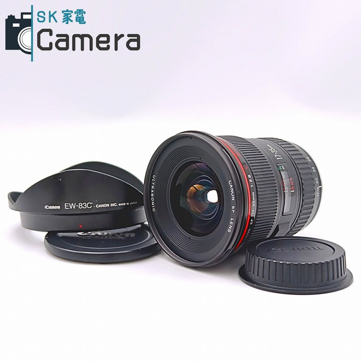 Canon EF 17-35ｍｍ F2.8 L EW-83C キャノン フード キャップ付 動作品