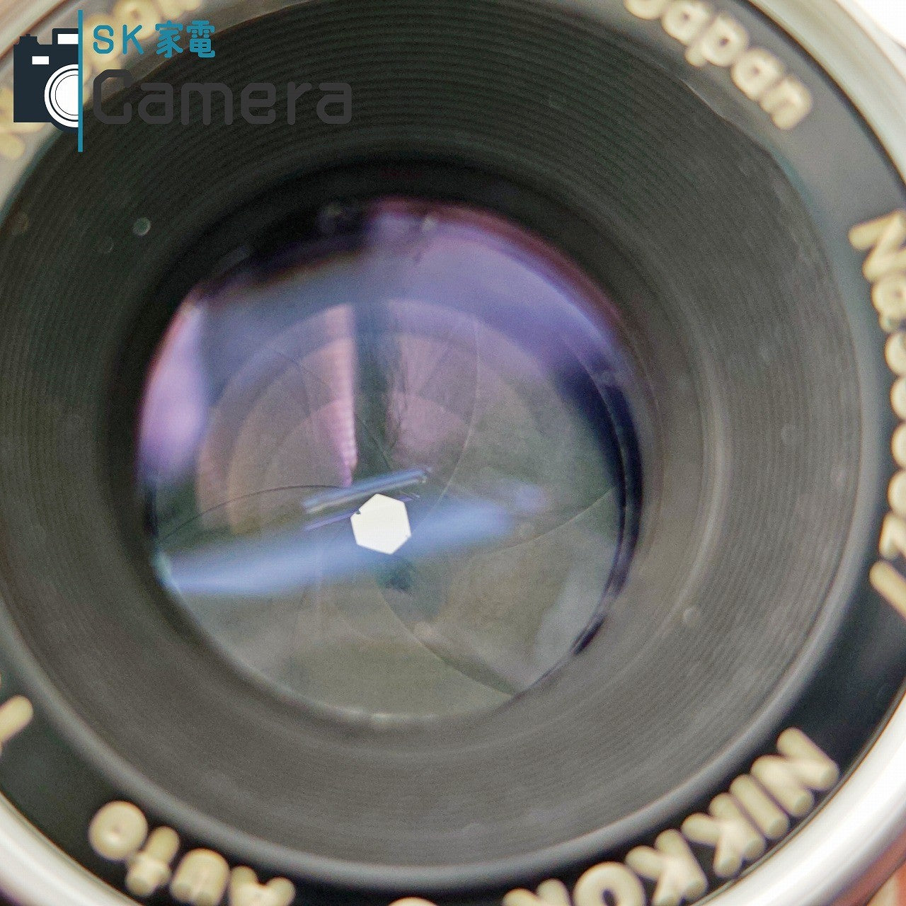 【中古】 NIKON NIKKOR-S Auto 5cm F2 非Ai PAT.PEND. 刻印 6枚絞り キャップ付 ニコン