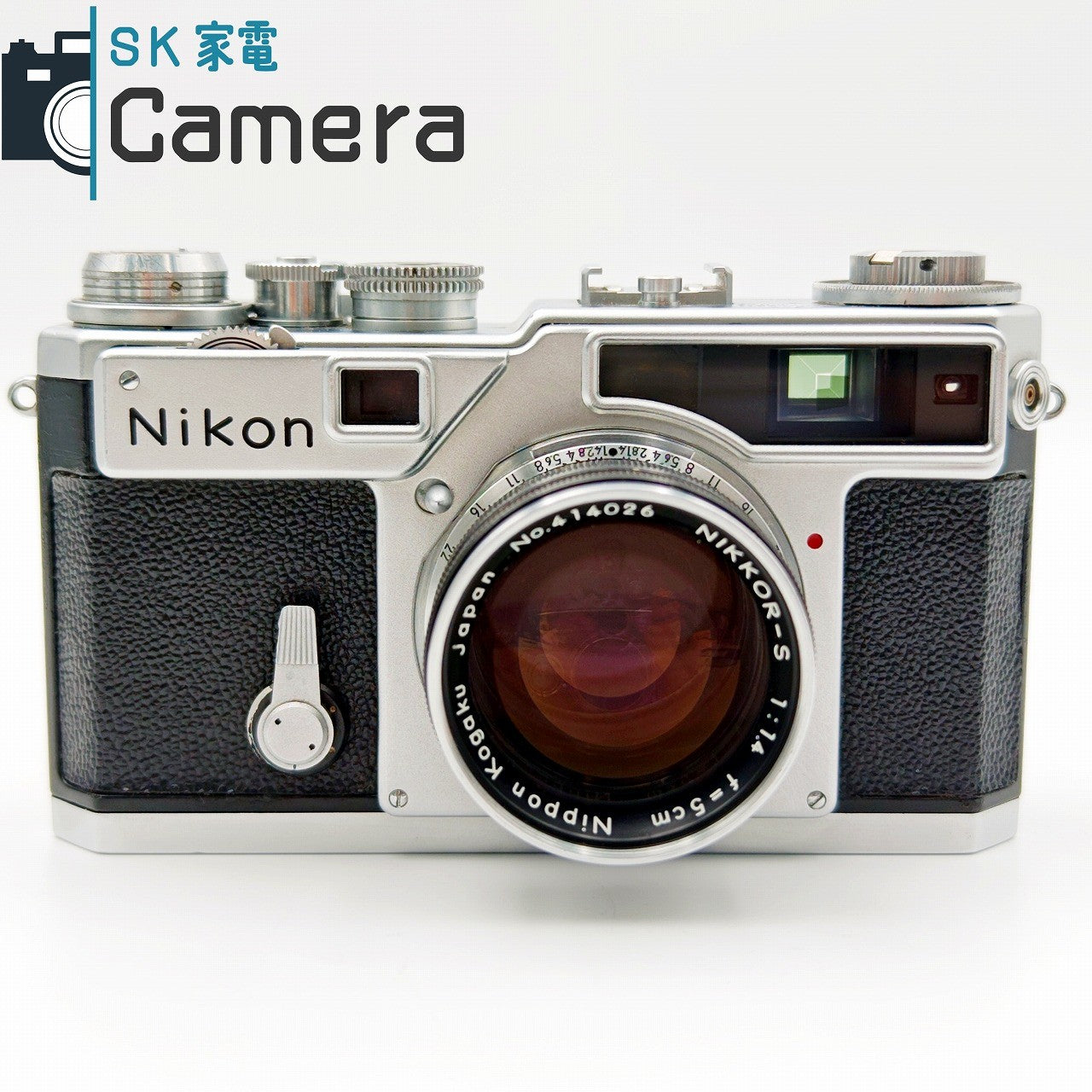 【中古】 NIKON SP NIKKOR-S 5cm F1.4 ニコン レンジファインダー 革ケース付