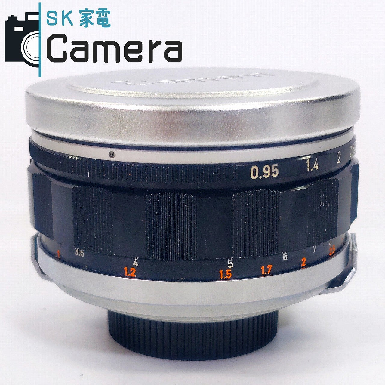 【実用】 Canon LENS 50ｍｍ F0.95 キャノン 2022年清掃 ドリームレンズ フロントキャップ付 30日保証 良品