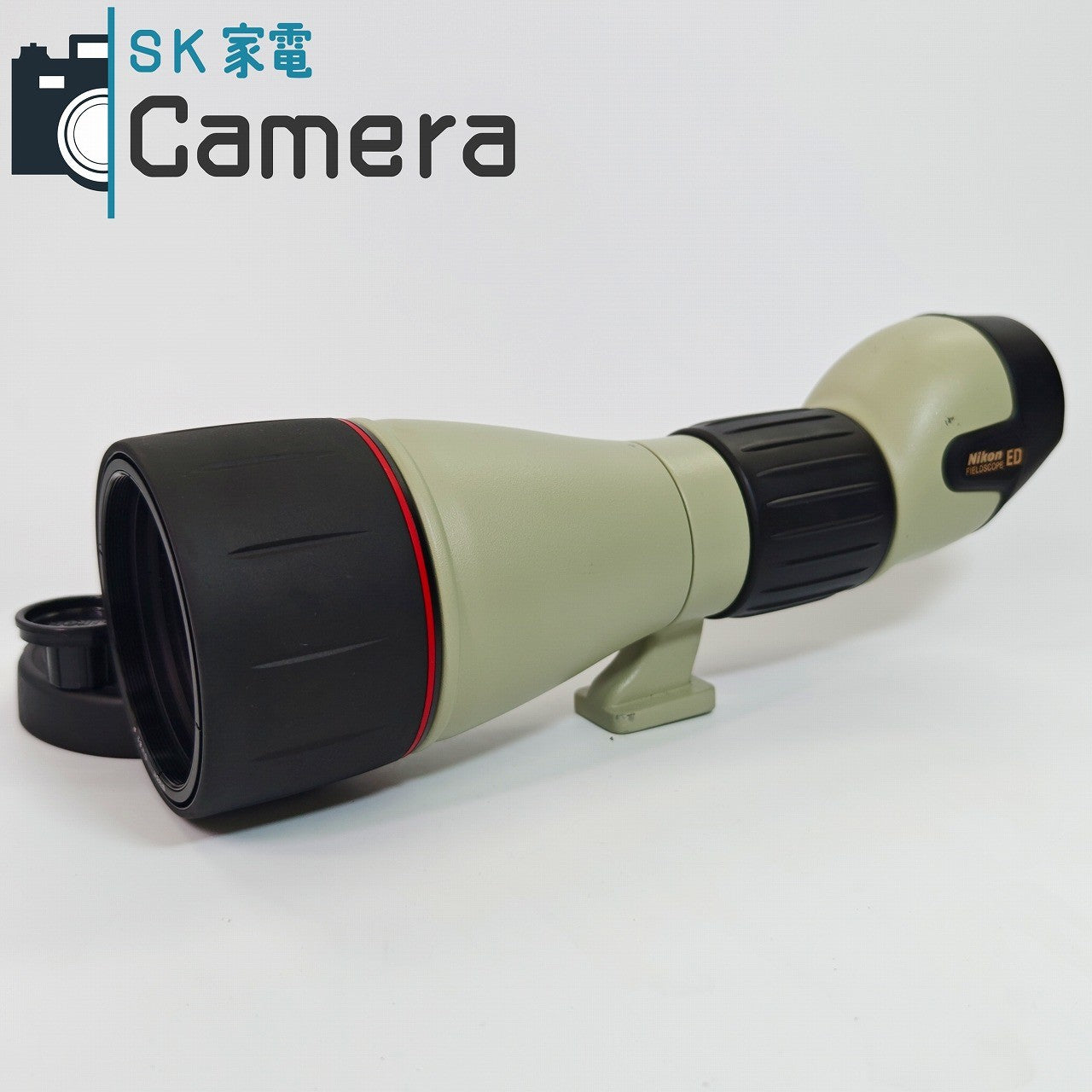 【中古】 Nikon FIELDSCOPE ED D＝82 P ニコン フィールドスコープ キャップ付 FIELD SCOPE