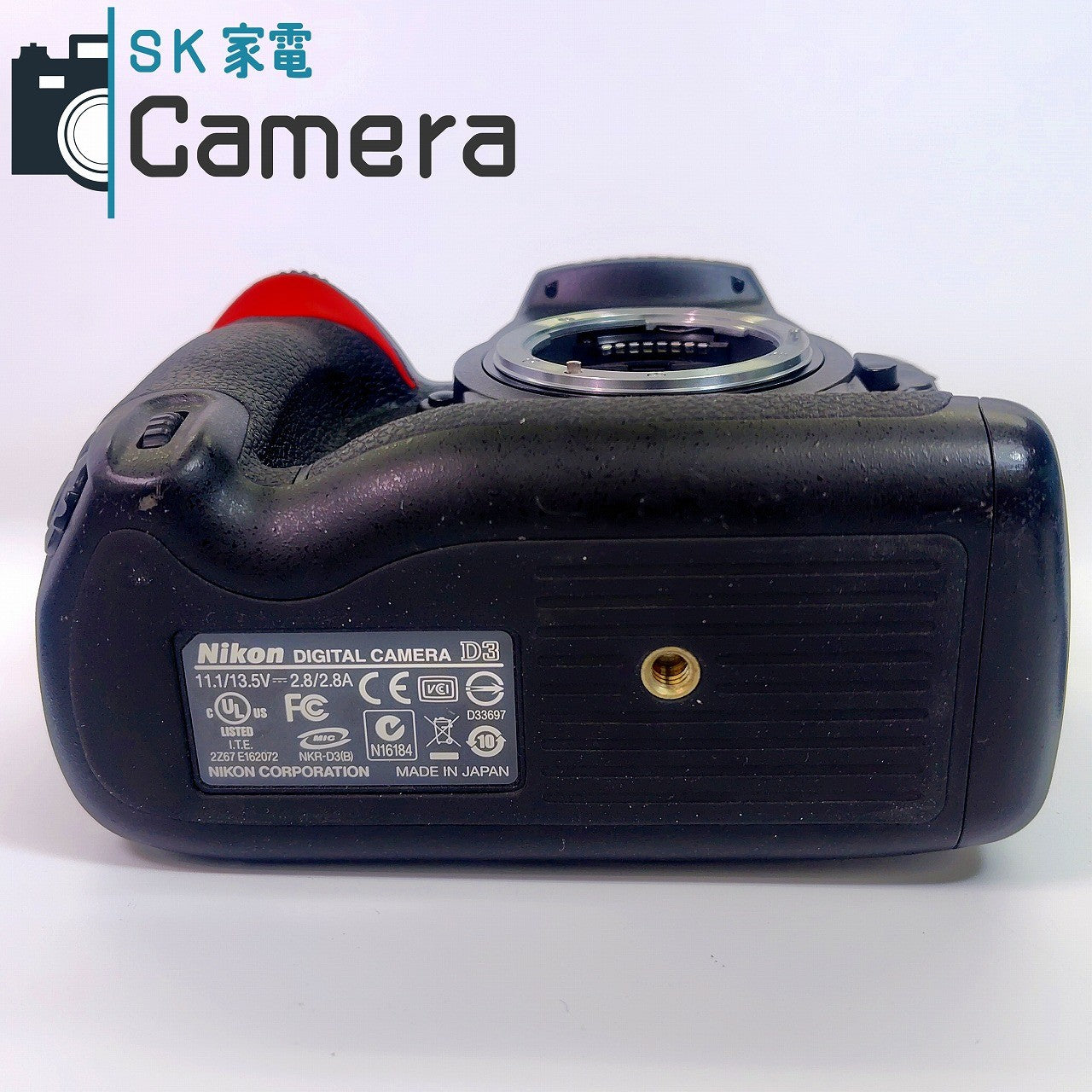 【中古】 Nikon D3 ボディ EN-EL4a 電池 付 良 ニコン