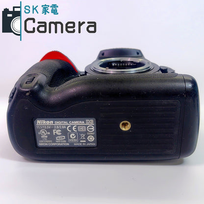【中古】 Nikon D3 ボディ EN-EL4a 電池 付 良 ニコン
