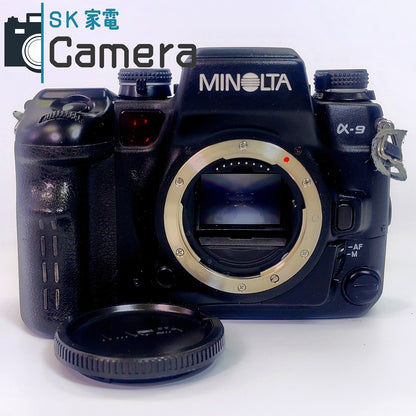 【中古】 MINOLTA α-9 ボディ テスト用フィルムにて確認済 美品 ミノルタ ベタつき無