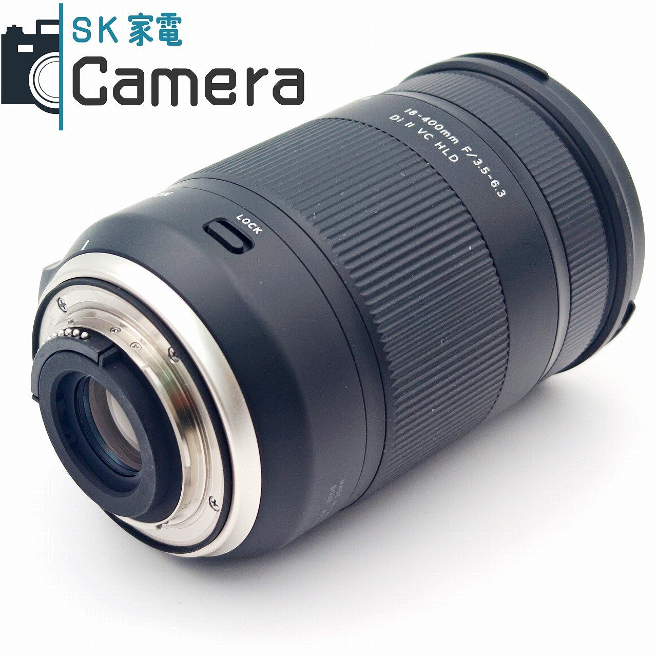 【中古】 TAMRON 18-400ｍｍ F3.5-6.3 Di II VC HLD B028 ニコン用 タムロン キャップ フード 箱付 美品