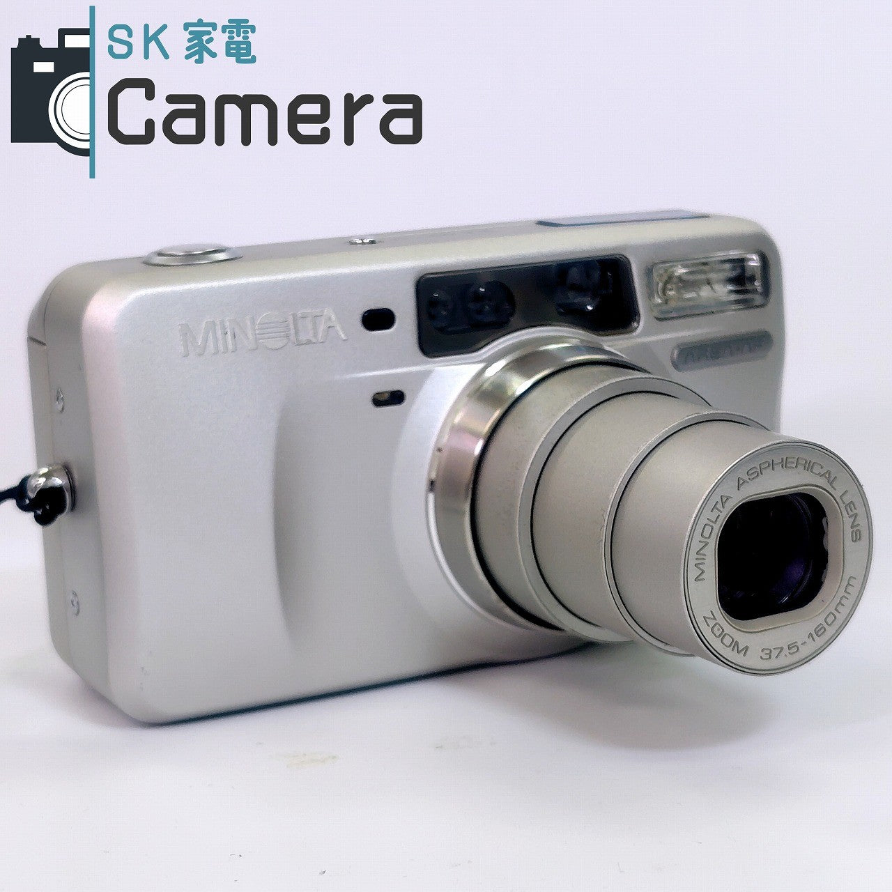 【中古】 MINOLTA Capios 160A コンパクトフィルムカメラ テスト用フィルムにて確認済 ミノルタ カピオス