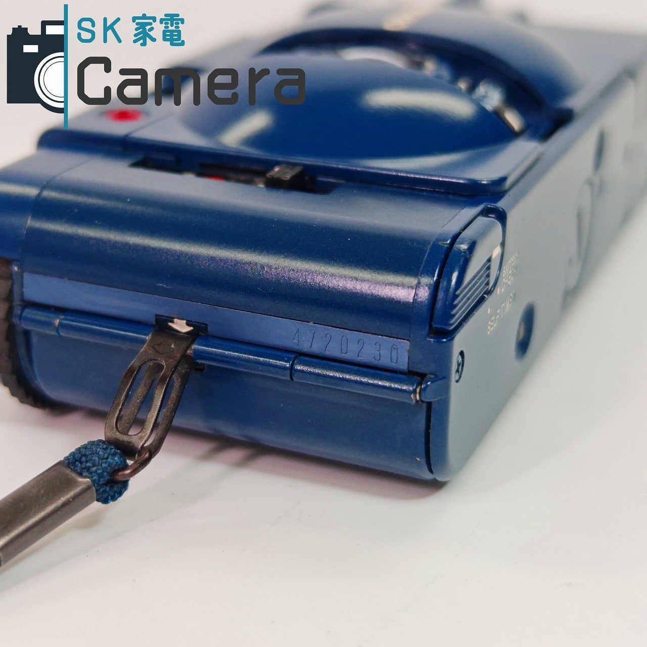 【中古】 OLYMPUS XA2 D.ZUIKO 35ｍｍ F3.5 A11 ストロボ付 ブルー オリンパス 青 動作品