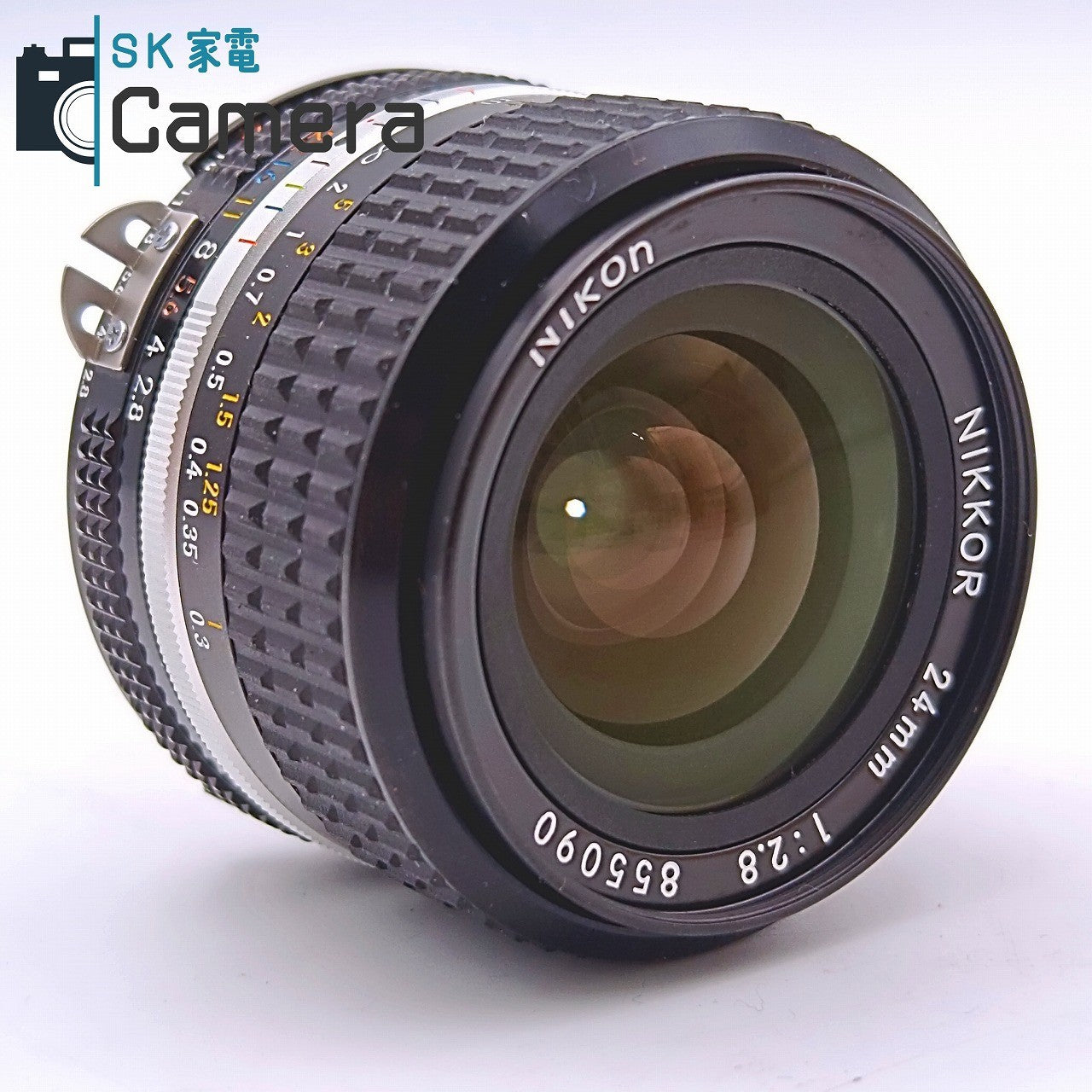 【中古】 Nikon NIKKOR 24ｍｍ F2.8 Ai-s SIC 箱付 シリアル一致 ニコン
