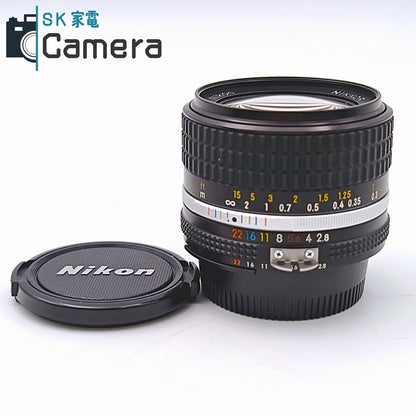【中古】 Nikon NIKKOR 28ｍｍ F2.8 Ai-s ニコン キャップ付