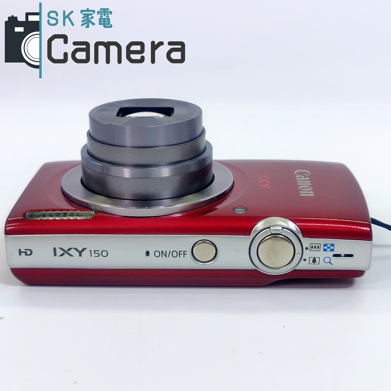 中古】 Canon IXY 150 キャノン イクシー レッド PC2197 コンパクト
