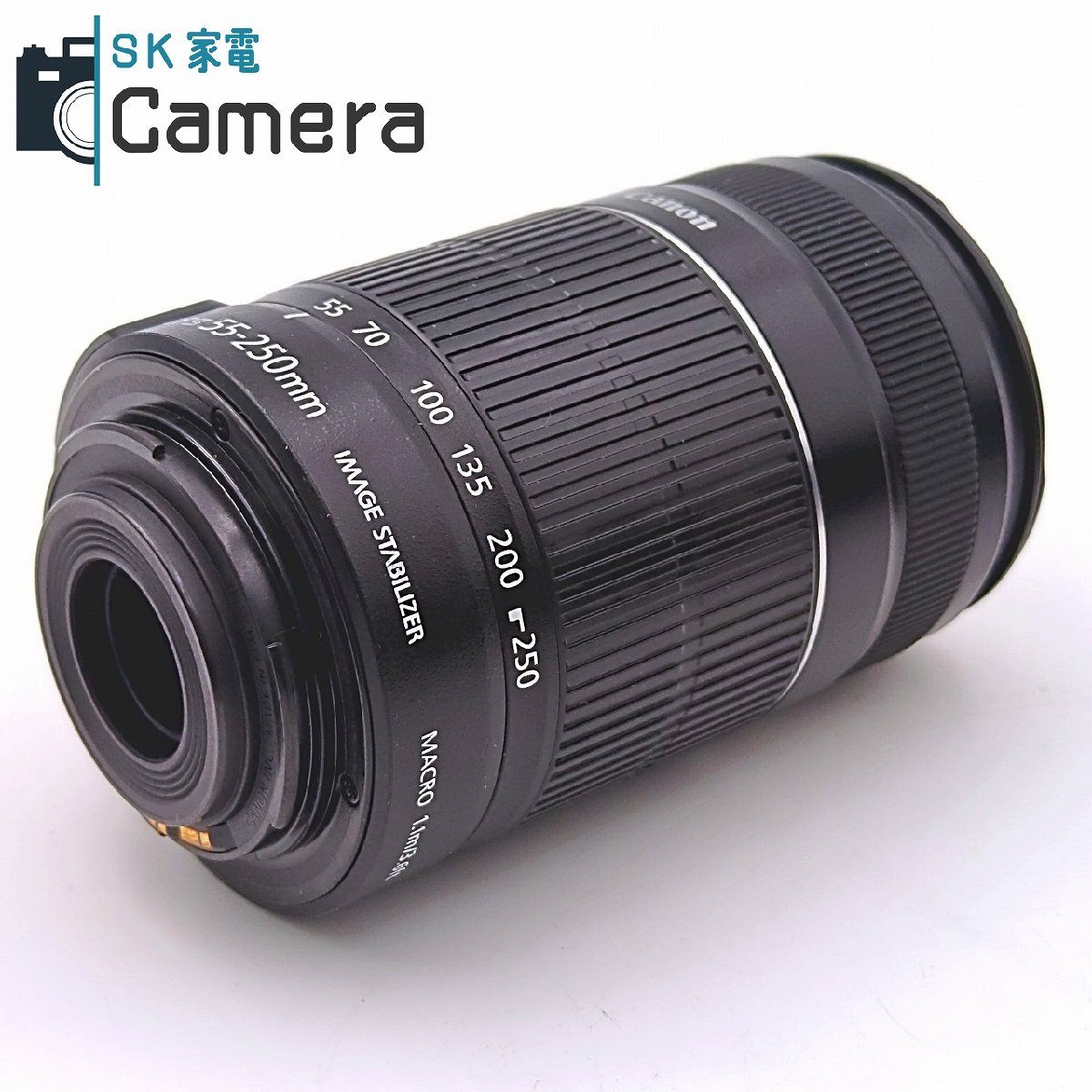 Canon EF-S 55-250ｍｍ F4-5.6 IS II ET-60 フード キャップ付 美品 キャノン