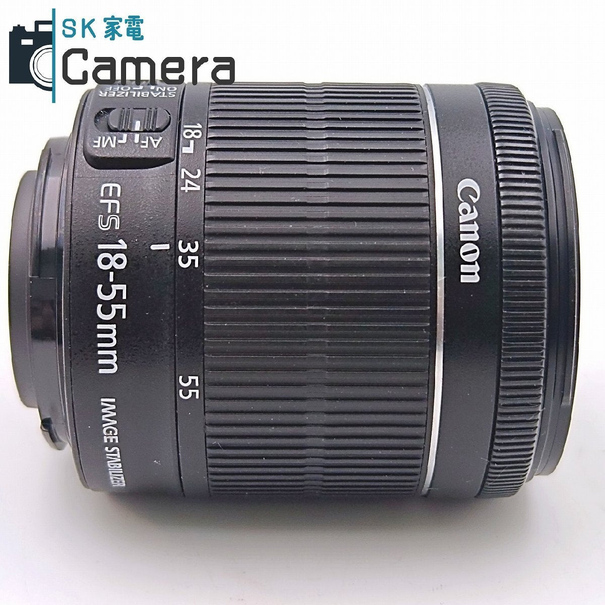 Canon EF-S 18-55ｍｍ F3.5-5.6 IS STM キャノン キャップ付