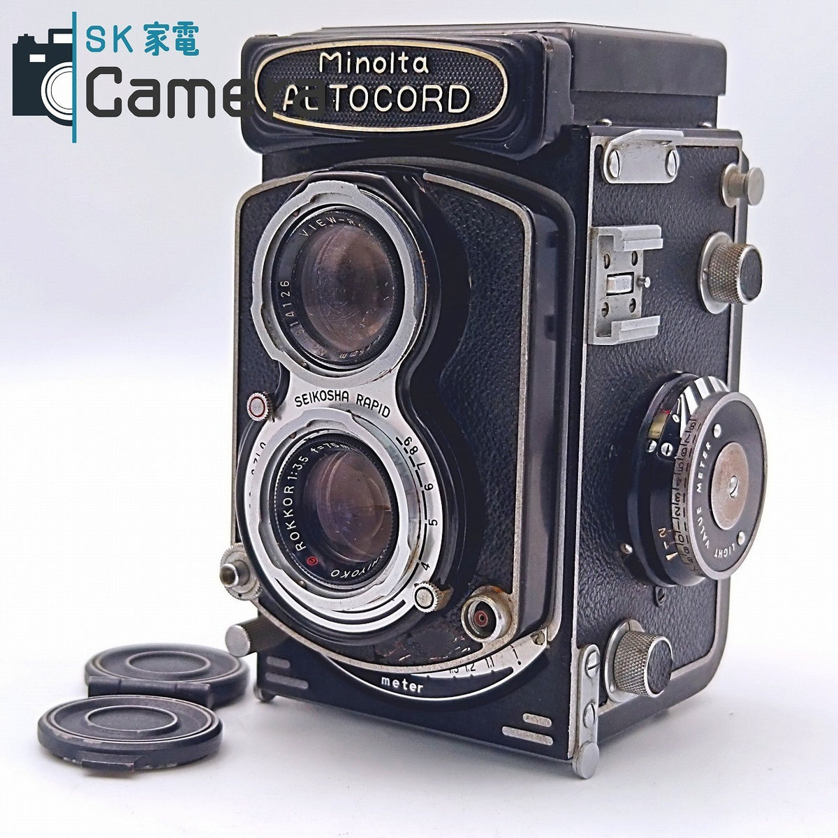 【中古】 MINOLTA AUTOCORD L型 ROKKOR 75ｍｍ F3.5 CHIYODA KOGAKU ミノルタ オートコード