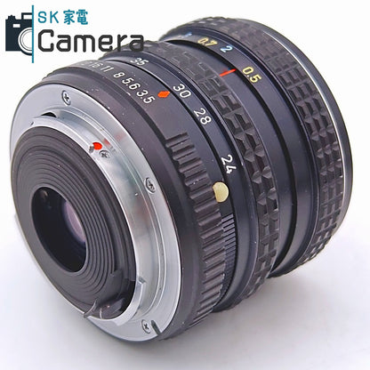 【中古】 PENTAX SMC PENTAX-M ZOOM 24-35ｍｍ F3.5 Kマウント ペンタックス キャップ フィルター付