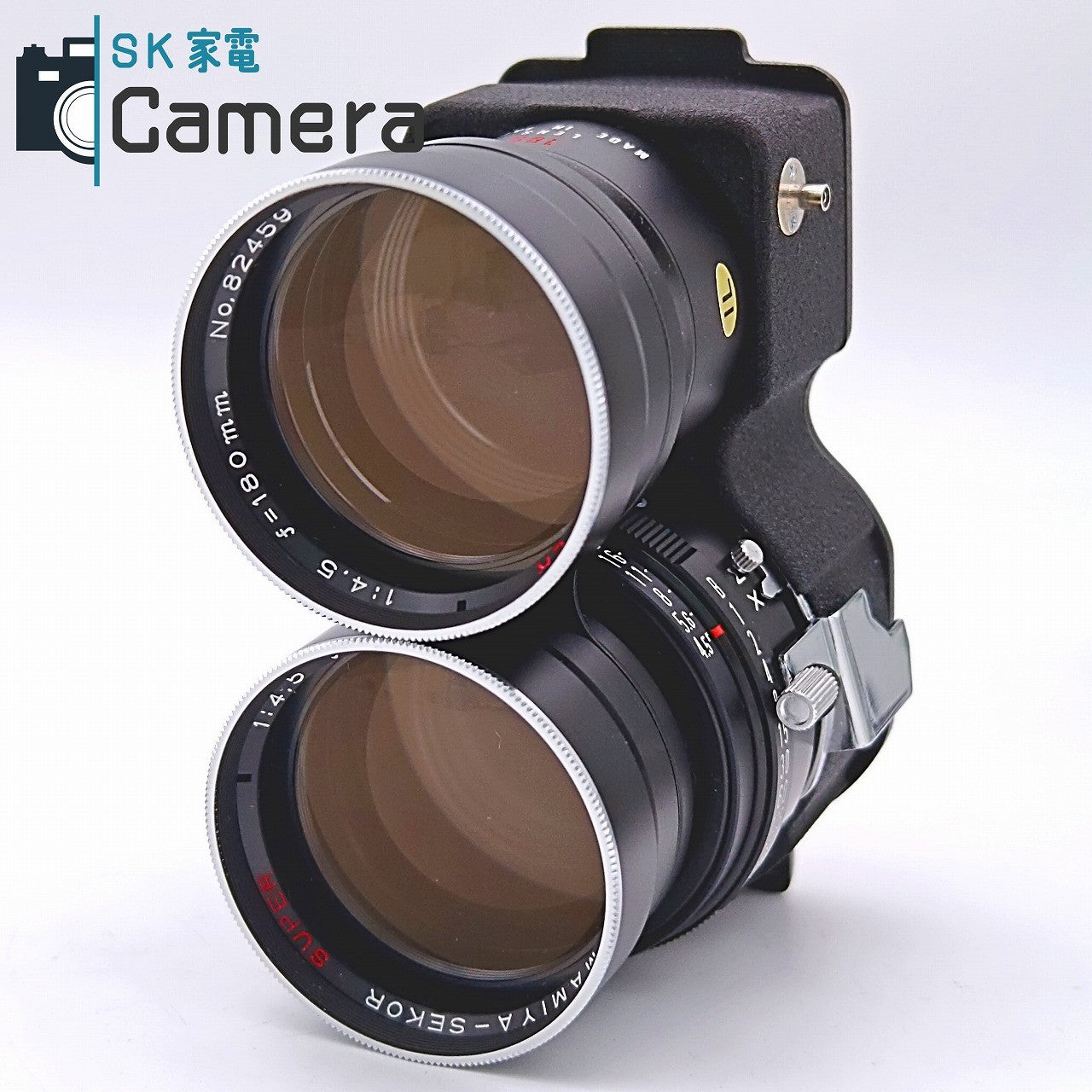 後期型完動Mamiya SEKOR SUPER 180mm F4.5 C330用 完動品 マミヤ Mamiya Sekor Super 180mm f/4.5 二眼レフ用 C220 C330