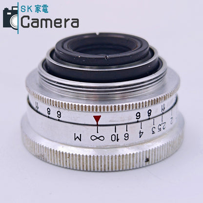 【中古】 ORION-15 28ｍｍ F6 L39 2026年5月レンズ内清掃済 オリオン ロシアレンズ