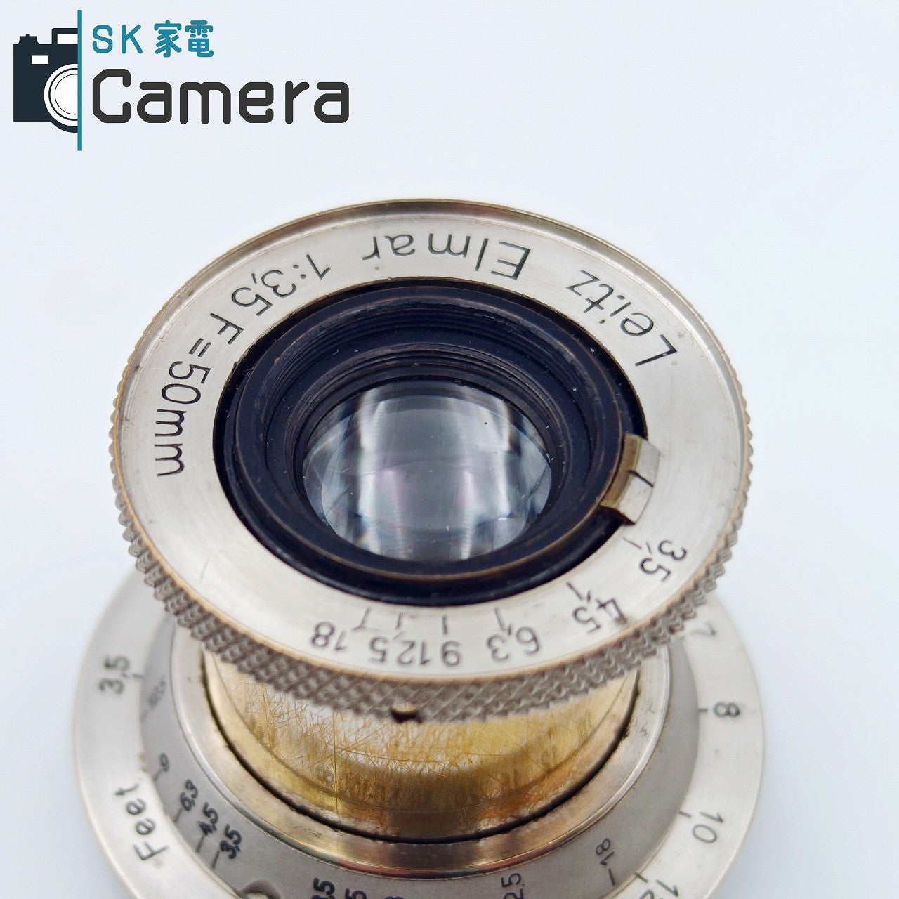 【中古】 Leitz Elmar 50ｍｍ F3.5 L39 nickel ライカ ニッケル エルマー シリアル・鏡胴ナンバー無