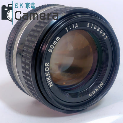 Nikon NIKKOR 50ｍｍ F1.4 Ai-s 2025年グリス交換 レンズ内清掃済 ニコン