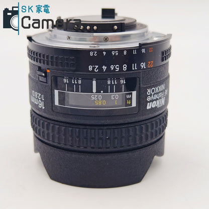 【中古】 NIKON AF Fisheye NIKKOR 16ｍｍ F2.8 D ニコン フィッシュアイ