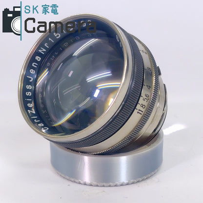 Carl Zeiss Jena Sonnar 5cm F1.5 ニッケル コンタックス ブラック ゾナー 2025年9月清掃済
