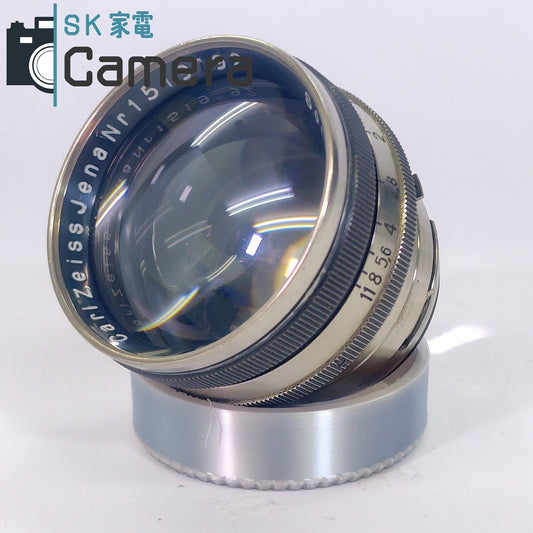 Carl Zeiss Jena Sonnar 5cm F1.5 ニッケル コンタックス ブラック ゾナー 2025年9月清掃済