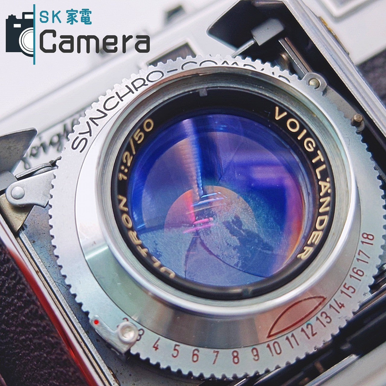 【中古】 Voigtlander VITESSA ULTRON 50ｍｍ F2 シャッター 露出 カウンター 動作 フォクトレンダー ビテッサ