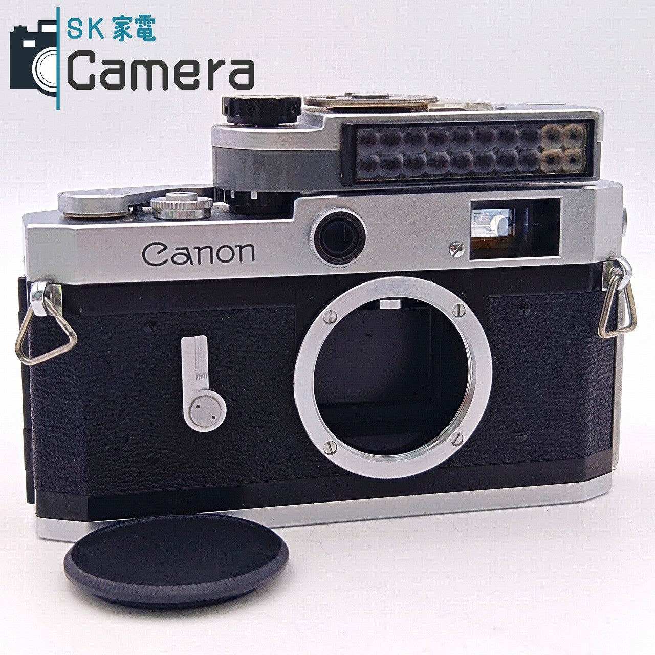【中古】 Canon P ポピュレール レンジファインダー METER 露出計 革ケース付 キャノン