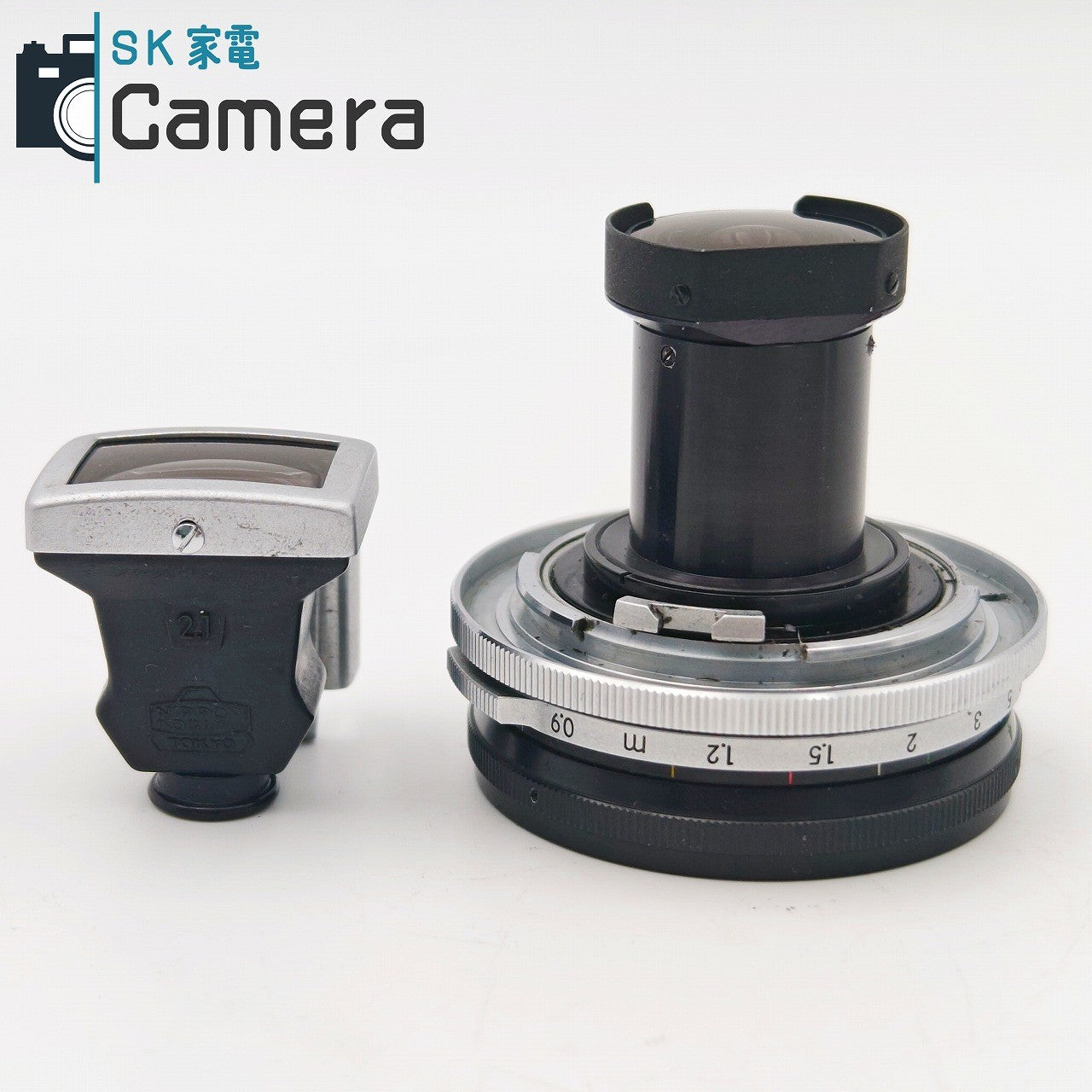 【中古】 NIKON NIKKOR-O 2.1cm F4 21ｍｍ FINDER 希少なリアキャップ付 ニコン