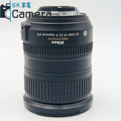 【中古】 Nikon DX AF-S NIKKOR 18-200ｍｍ F3.5-5.6 G ED VR フード キャップ付 ニコン