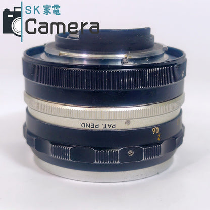 【中古】 Nikon NIKKOR-S Auto 5cm F2 非Ai PAT.PEND. 9枚絞り ニコン