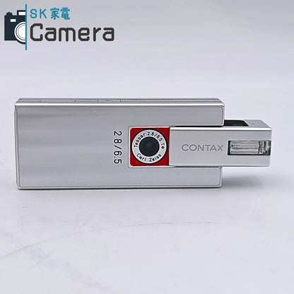 【中古】 CONTAX i4R Tessar 28ｍｍ F6.5 台座 説明書 付 コンタックス i 4R コンパクトデジタルカメラ
