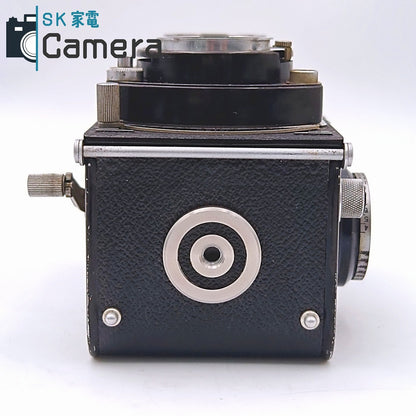 【中古】 MINOLTA AUTOCORD L型 ROKKOR 75ｍｍ F3.5 CHIYODA KOGAKU ミノルタ オートコード