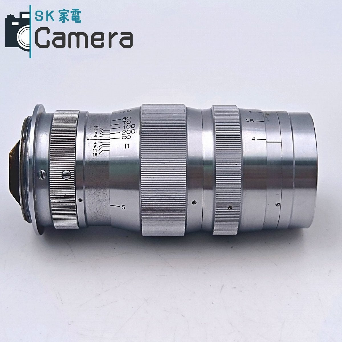Canon SERENAR 135ｍｍ F4 L39 + 135ｍｍ ファインダー MADE IN OCCUPIED JAPAN 刻印リアキャップ 付 キャノン セレナ― オキュパイド 希少