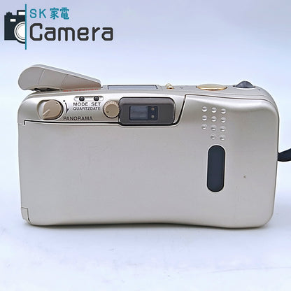 【中古】 OLYMPUS μ [mju:] ZOOM 115 DELUXE オリンパス ミュー 箱 専用三脚 箱 付 コンパクトフィルムカメラ