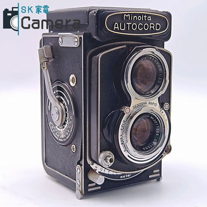 【中古】 MINOLTA AUTOCORD L型 ROKKOR 75ｍｍ F3.5 CHIYODA KOGAKU ミノルタ オートコード
