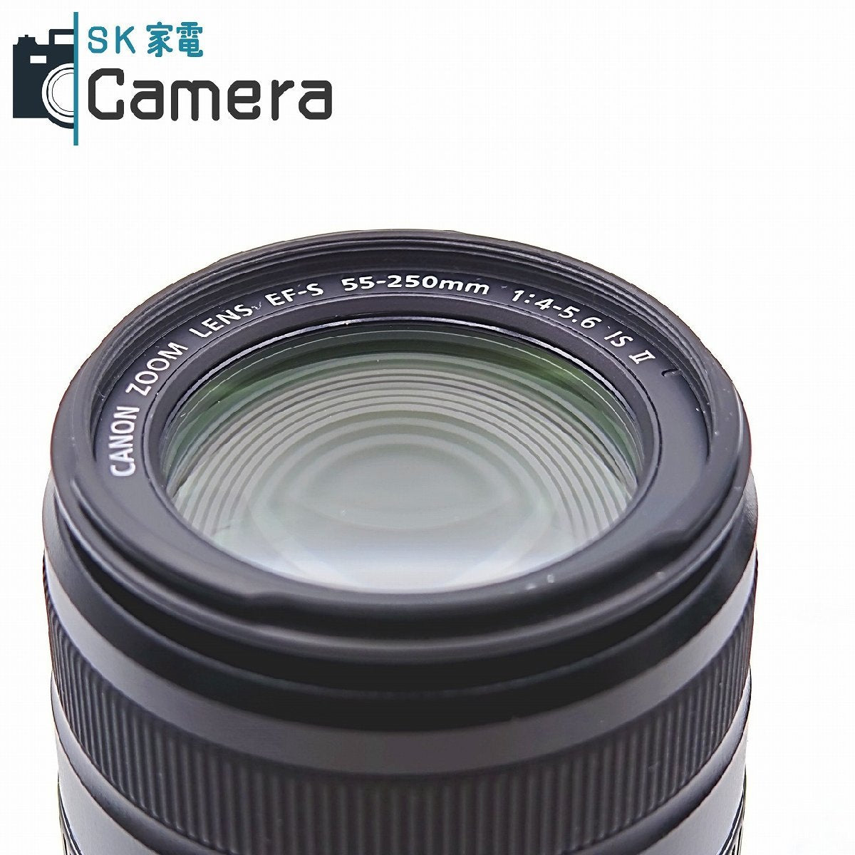 Canon EF-S 55-250ｍｍ F4-5.6 IS II ET-60 フード キャップ付 美品 キャノン