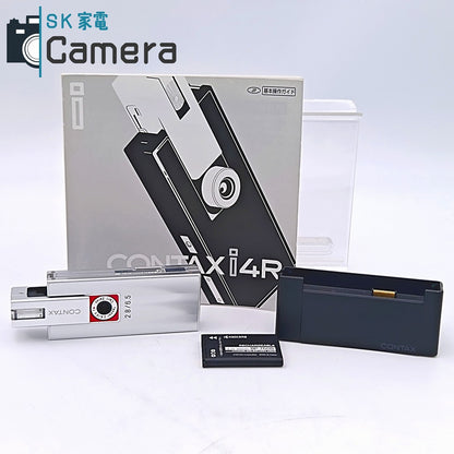 【中古】 CONTAX i4R Tessar 28ｍｍ F6.5 台座 説明書 付 コンタックス i 4R コンパクトデジタルカメラ