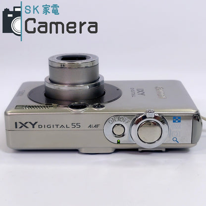 【中古】 Canon IXY DIGITAL 55 キャノン イクシー コンパクトデジタルカメラ 充電器付