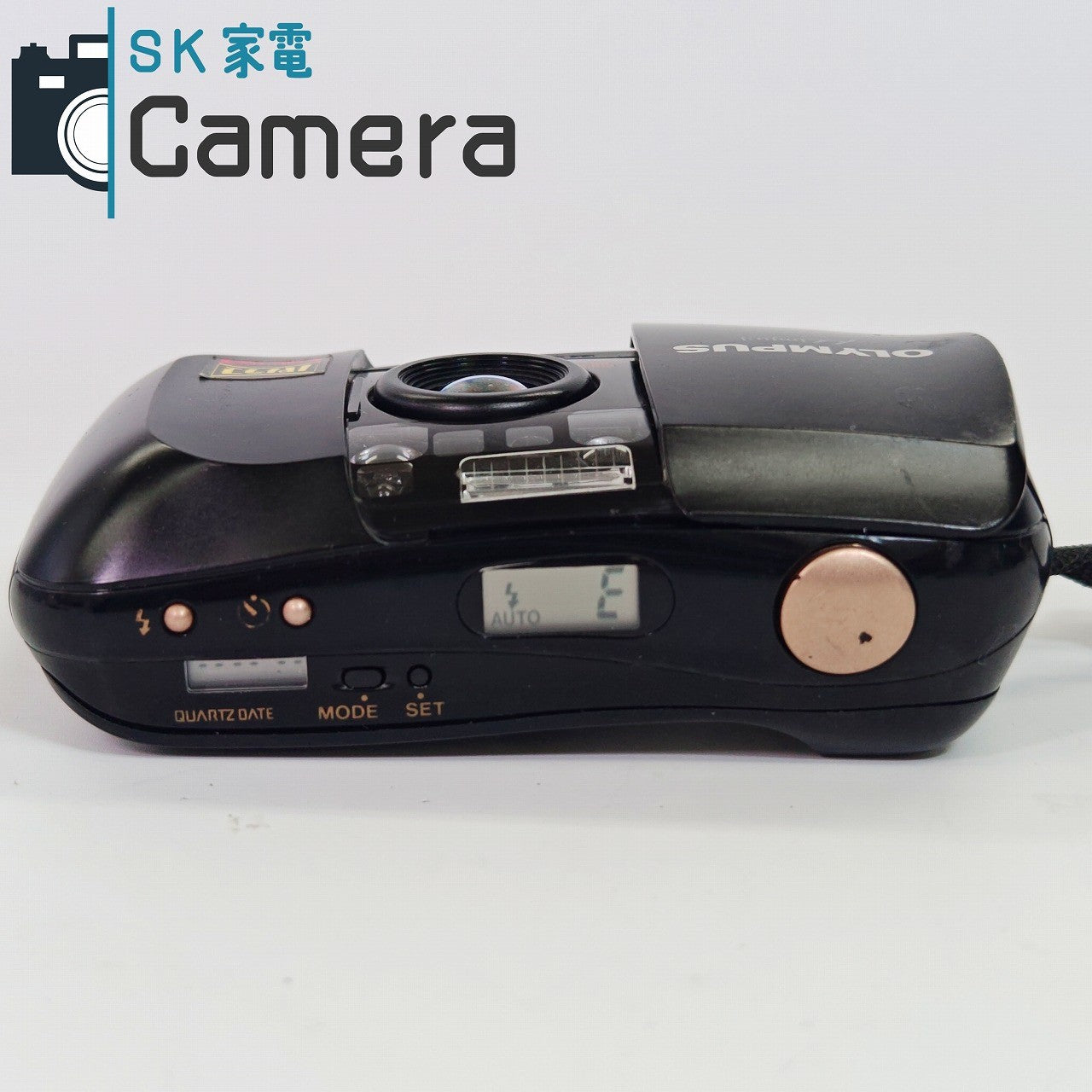 【中古】 OLYMPUS μ[mju:] 35ｍｍ F3.5 PANORAMA テスト用フィルムにて確認済 オリンパス ミュー コンパクトフィルムカメラ