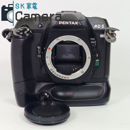 【中古】 PENTAX MZ-S ボディ + BATTERY GRIP BG-10 付 ペンタックス テスト用フィルムで確認済