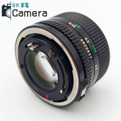 【中古】 Canon NEW FD 50ｍｍ F1.4 キャノン 良