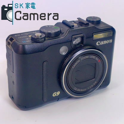 【中古】 Canon PowerShot G9 キャノン パワーショット 電池 充電器 SD4GB 付
