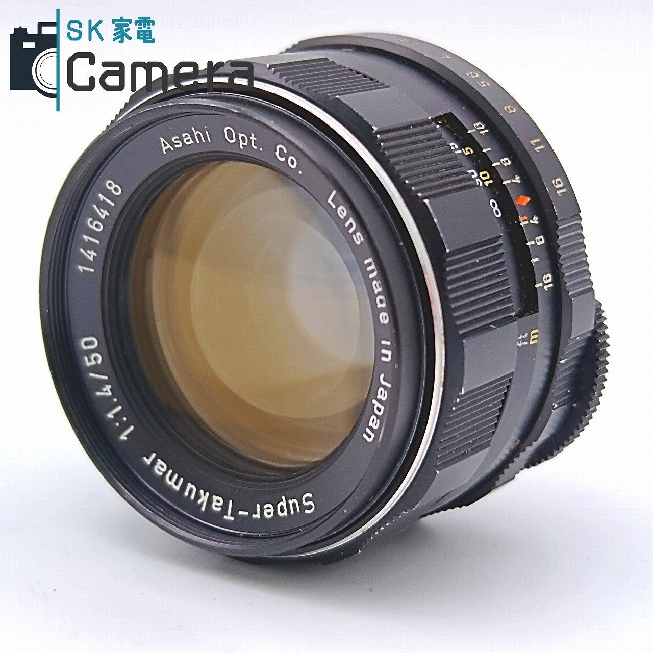 【中古】 PENTAX Super-Takumar 50ｍｍ F1.4 M42 8枚玉 ペンタックス