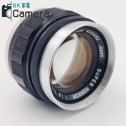 【中古】 CHIYODA KOGAKU SUPER ROKKOR 5cm F1.8 L39 フード付き 千代田光学