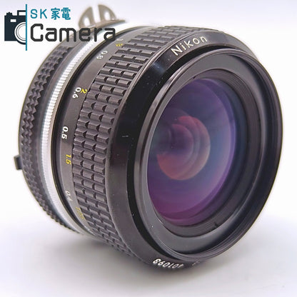 【中古】 Nikon NIKKOR 28ｍｍ F2.8 Ai ニコン キャップ付