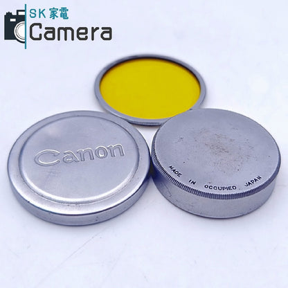 Canon SERENAR 135ｍｍ F4 L39 + 135ｍｍ ファインダー MADE IN OCCUPIED JAPAN 刻印リアキャップ 付 キャノン セレナ― オキュパイド 希少