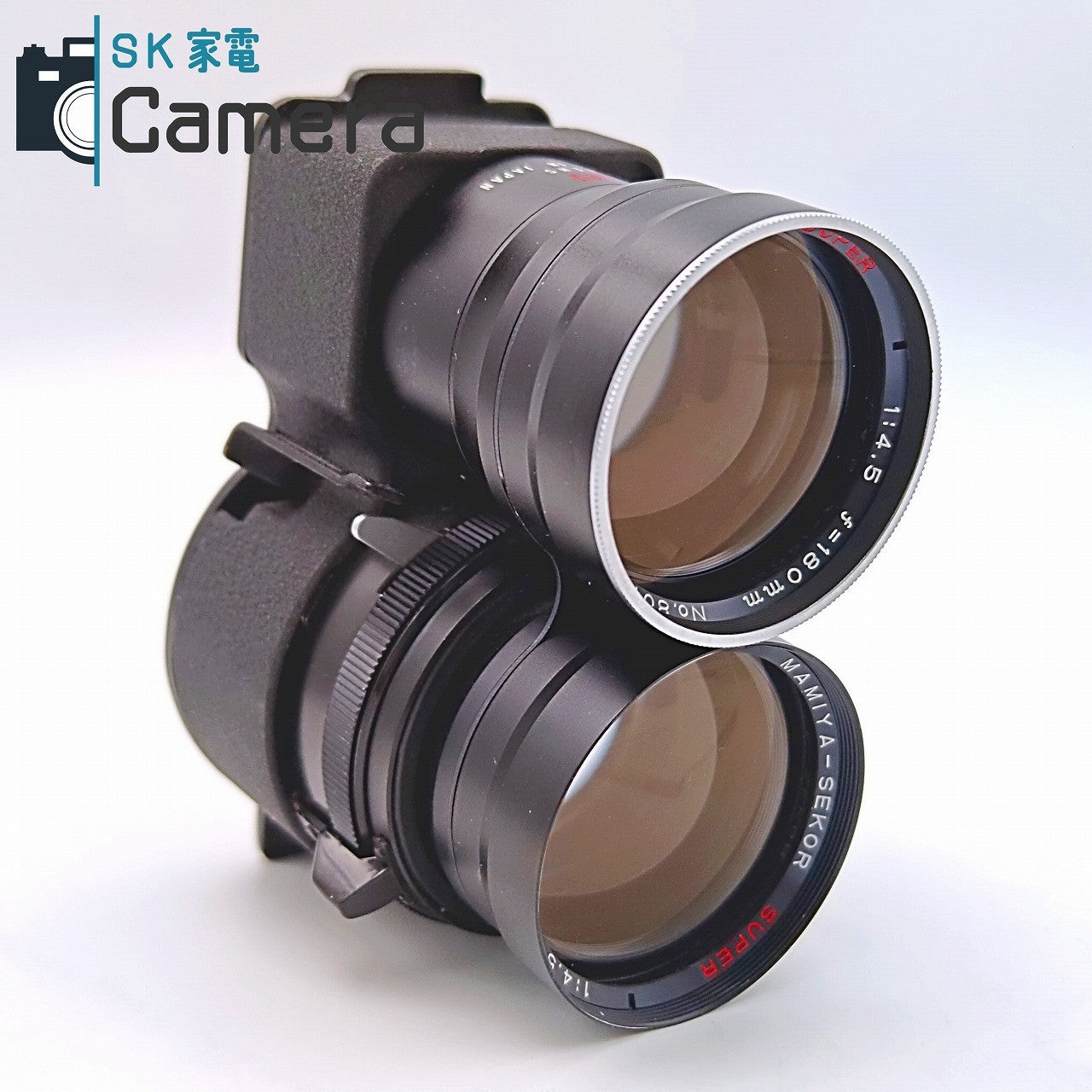 【中古】 MAMIYA-SEKOR SUPER 180ｍｍ F4.5 C330/C220 用 マミヤ キャップ付き
