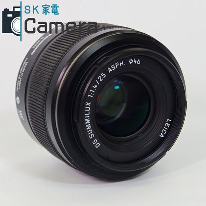 【中古】 LEICA DG SUMMILUX 25ｍｍ F1.4 ASPH. Panasonic H-X05 LUMIX マイクロフォーサーズ 美品 ライカ ルミックス パナソニック