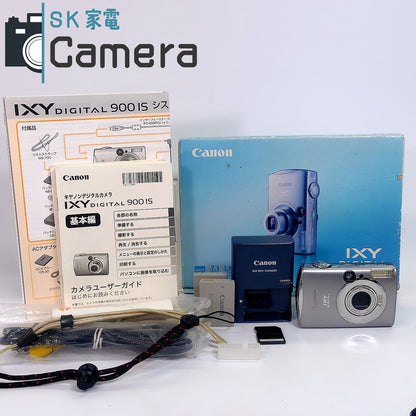 【中古】 Canon IXY DIGITAL 900IS PC1209 コンパクトデジタルカメラ キャノン イクシー 900 IS 箱 充電器 電池 付